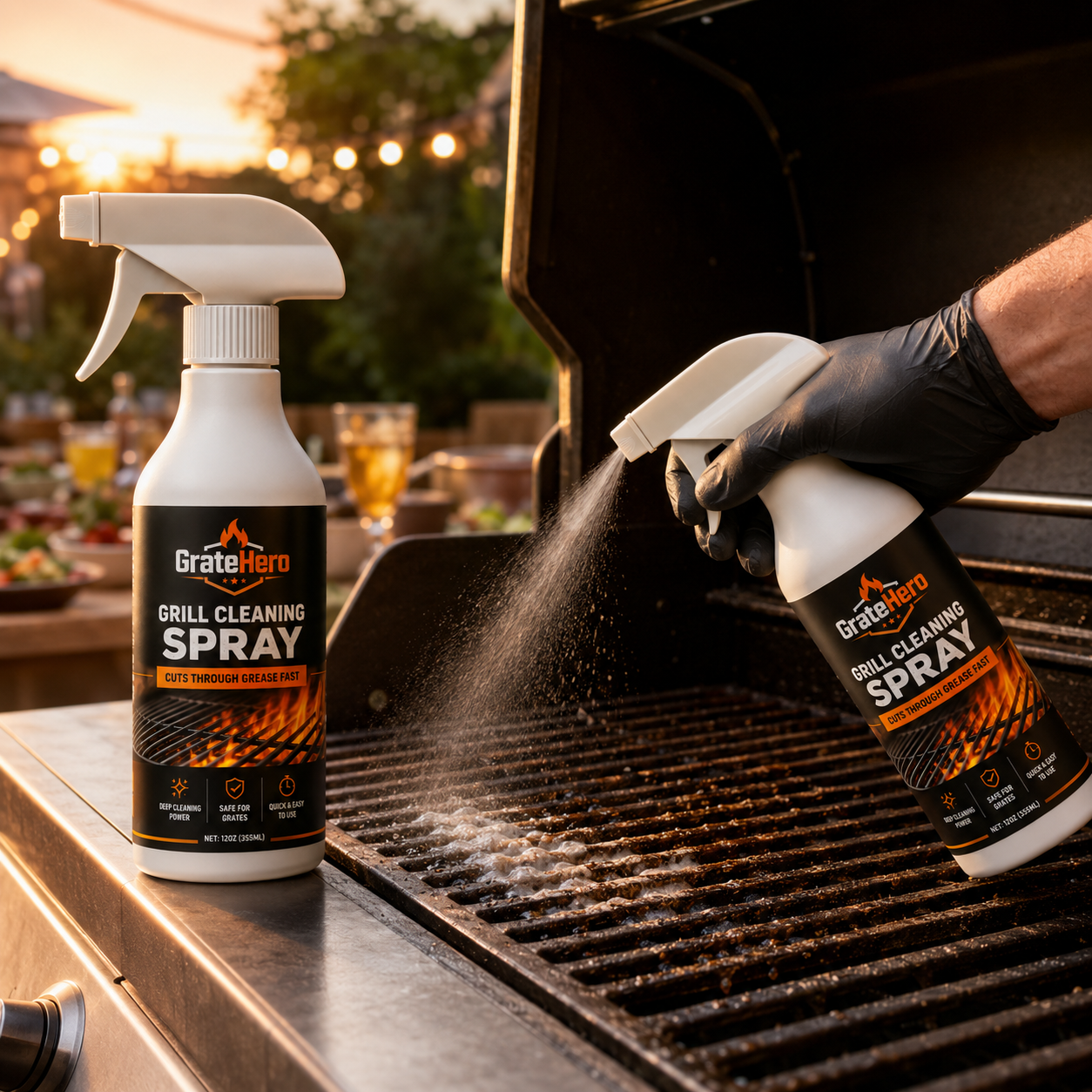 Grill Spray Strong Cleaner